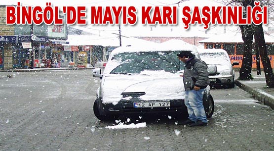 1 mayıs`ta bingöl`e kar yağdı