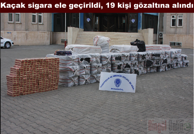 175 bin 807 paket kaçak sigara ele geçirildi