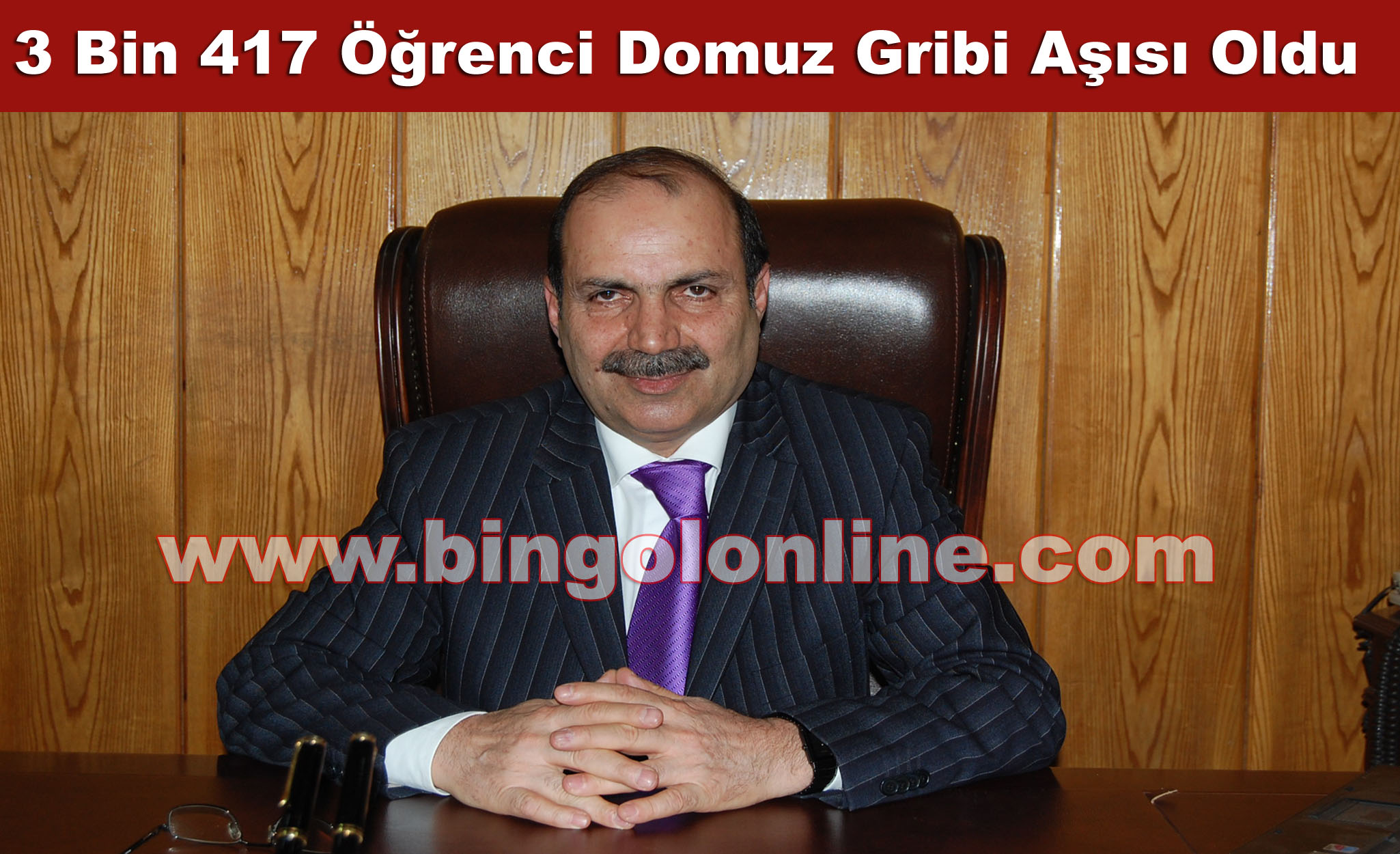 3 bin 417 öğrenci domuz gribi aşısı oldu