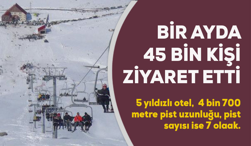 Bir ayda 45 bin kişi ziyaret etti