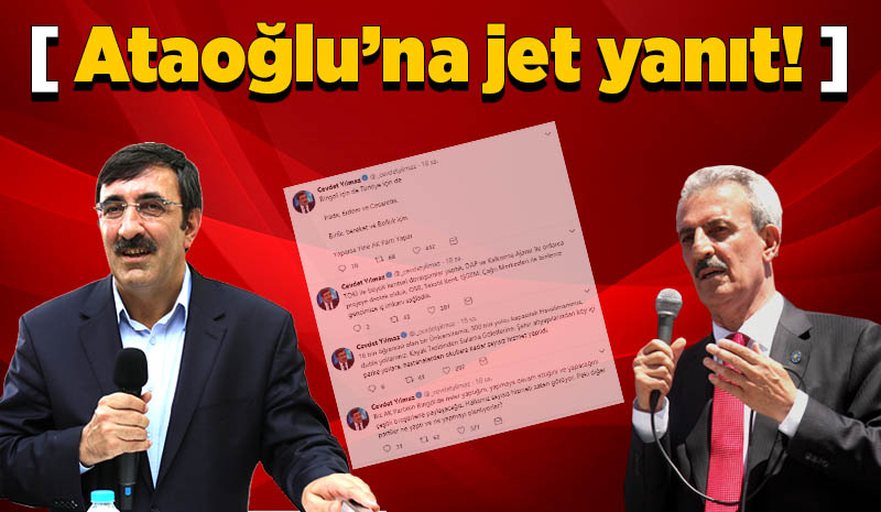 Ataoğlu`na jet yanıt!