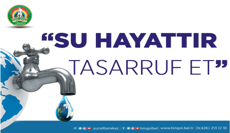 Su tasarruf çağrısı!