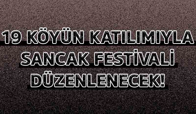 Sancak Festivali düzenlenecek!