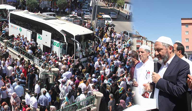 İlk hac kafilesi uğurlandı!