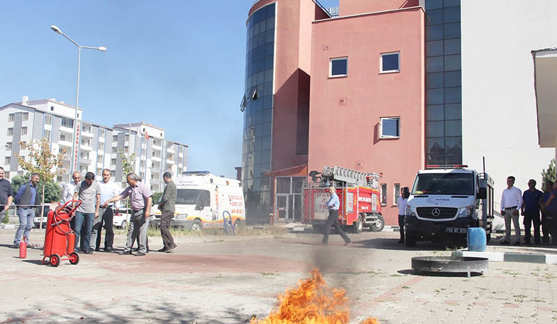 Tatbikat gerçeği aratmadı