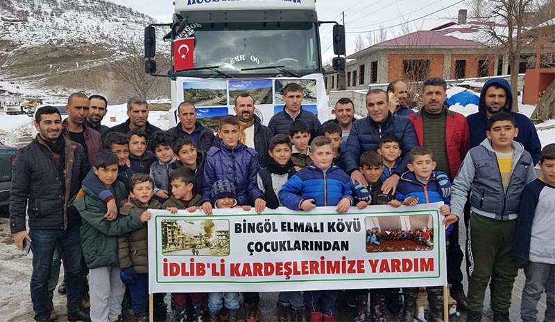 Elmalı`dan İblib`e yardım