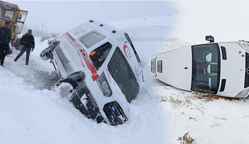 Yollar kapandı, kazalar peş peşe geldi