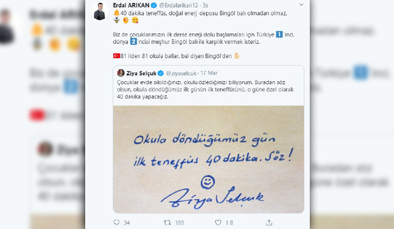 Arıkan`dan ballı destek