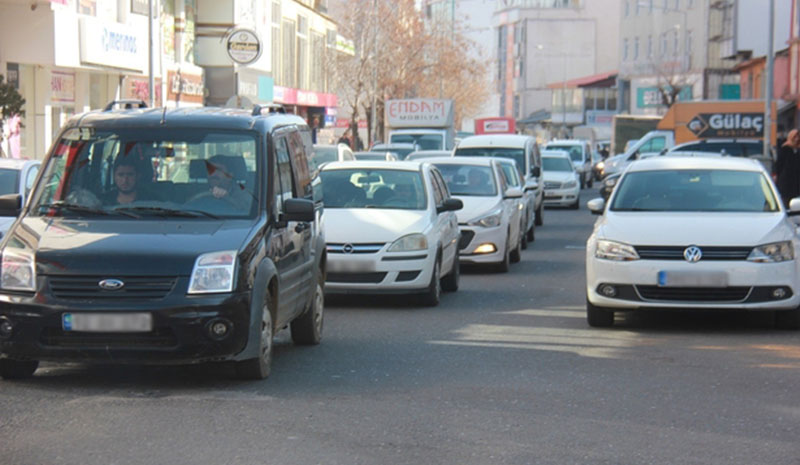 Kentteki araç sayısı 17 bin 120 oldu