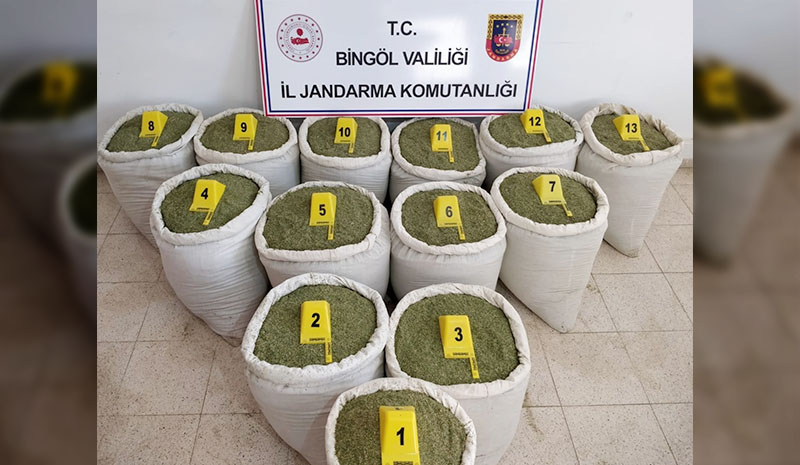 213 Kilo Toz Esrar Ele Geçirildi