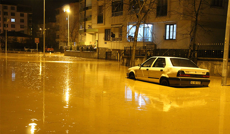 Bingöl`de sağanak felaketi