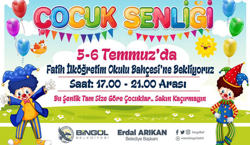 Belediye`den `Çocuk Şenliği` Programı