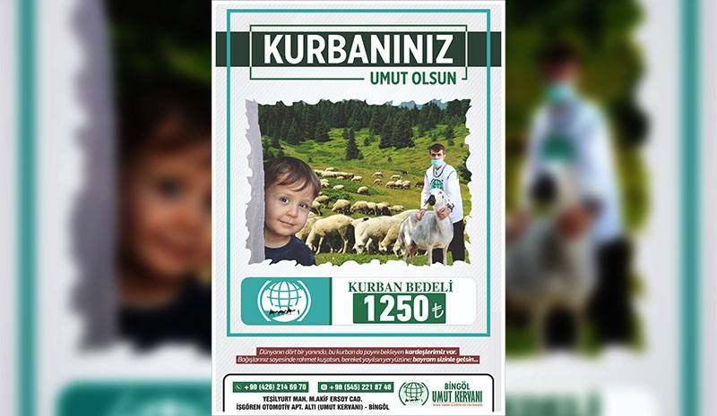 Kurban bağışına destek çağrısı!