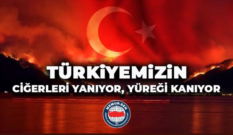 `Türkiye`mizin Ciğerleri Yanıyor, Yüreği Kanıyor`