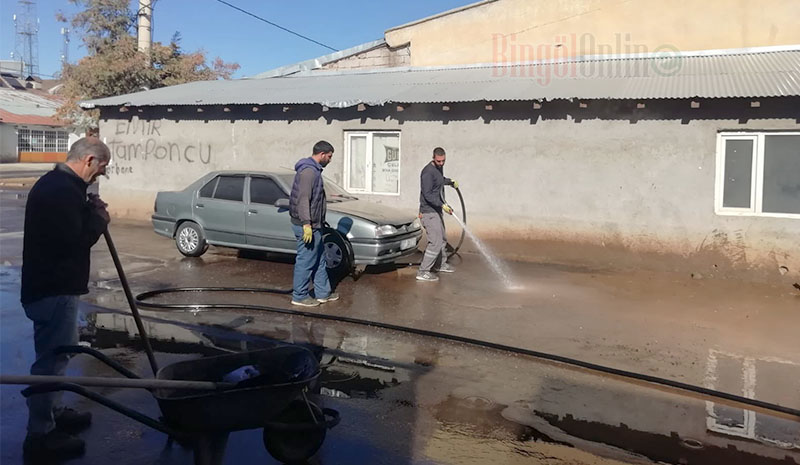 Sanayi sitesinde temizlik yapıldı