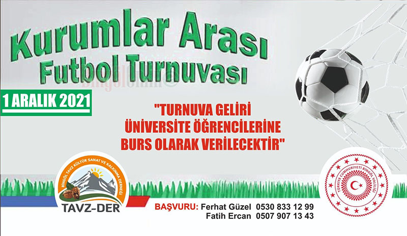 TAVZ-DER`den Kurumlar Arası Futbol Turnuvası