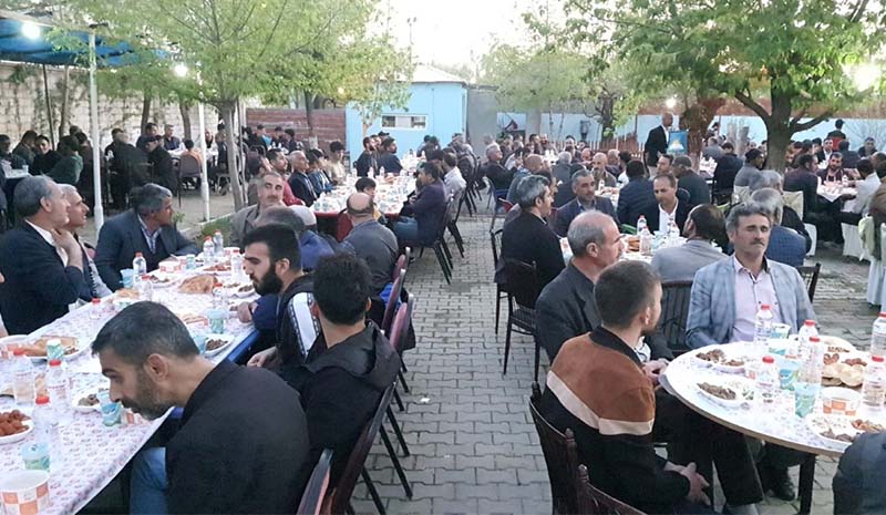 Hüda Par, Genç ilçesinde iftar verdi