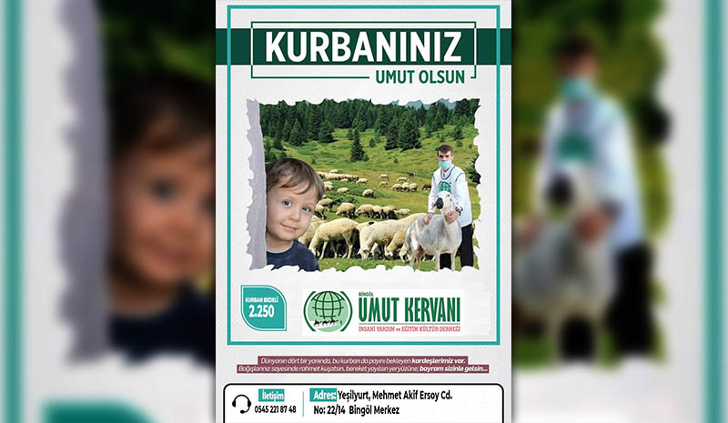 Umut Kervanı, Kurban çalışmalarına başladı