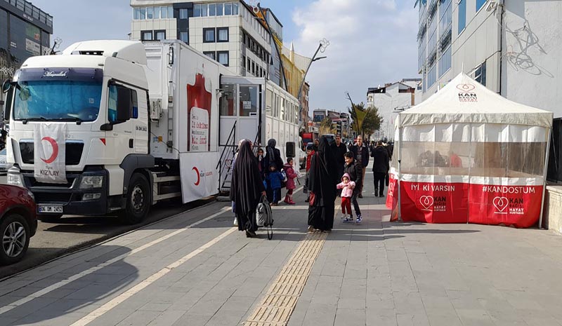 Kızılay Kan Bağış Tırı, Bingöl`de kan bağışı alacak