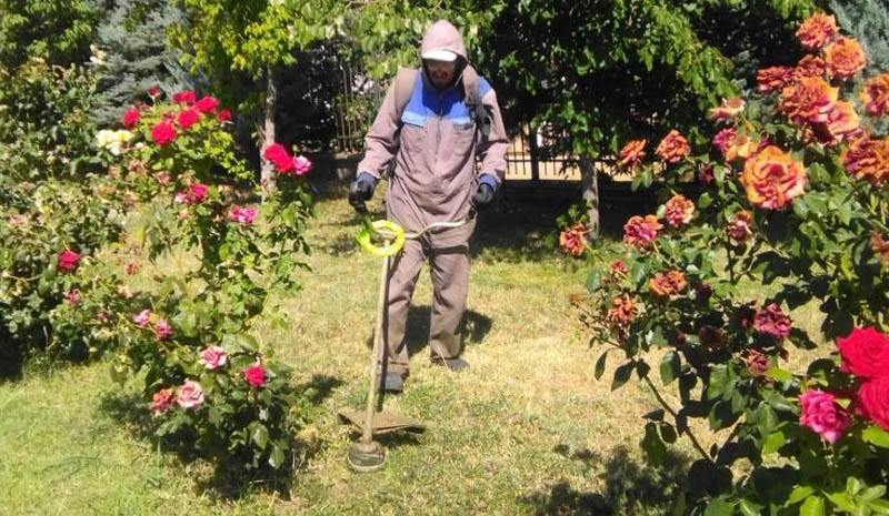 Bingöl Belediyesi, park ve bahçelerde bakım onarım çalışması başlattı