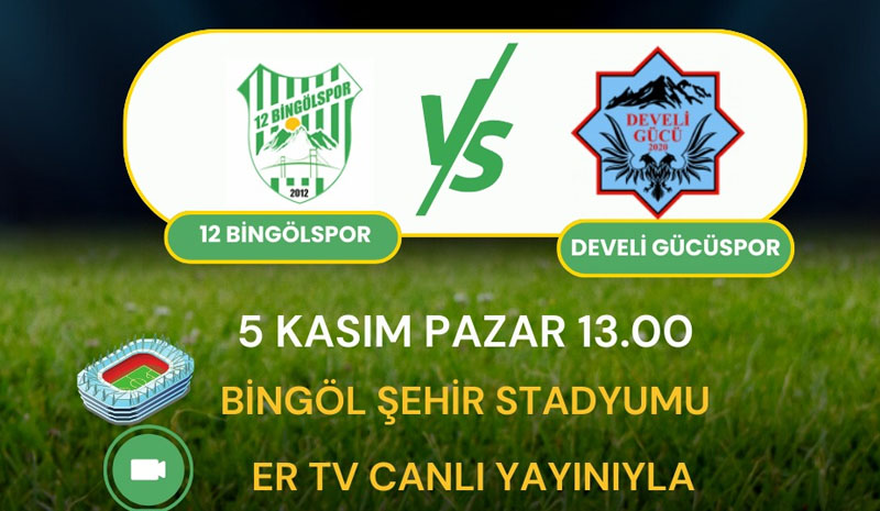 Lider 12Bingölspor bu hafta evinde oynuyor!