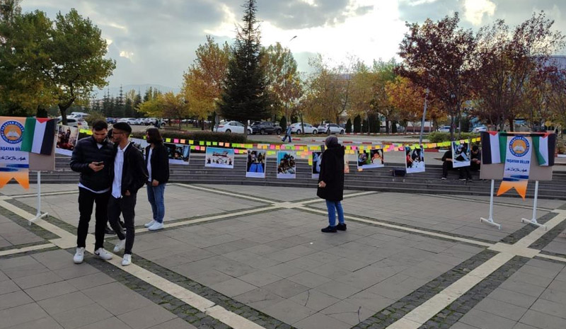 Bingöl Üniversitesi`nde `3 Dilde Filistin` fotoğraf sergisi