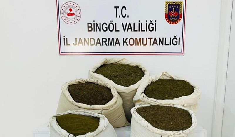 Bingöl`de 150 kilo uyuşturucu madde ele geçirildi