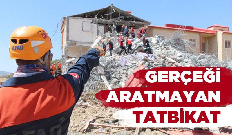 Gerçeği aratmayan tatbikat