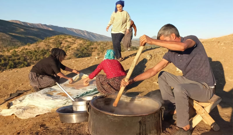 Bingöl Servi`de Pekmez ve Pestil Zamanı