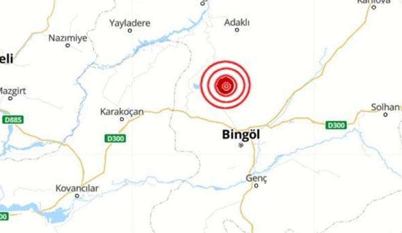 Bingöl`de deprem! AFAD açıkladı…