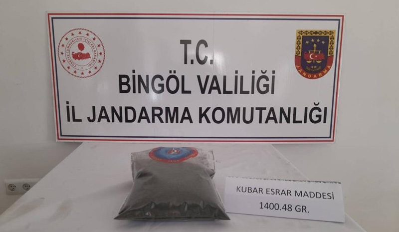 Bingöl`de uyuşturucu madde ve tüfek ele geçirildi