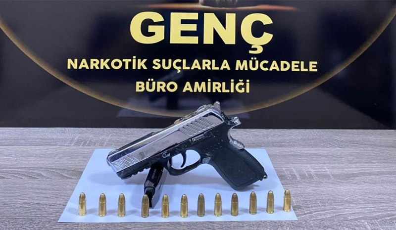 Bingöl`de uyuşturucu ve ruhsatsız silah ele geçirildi