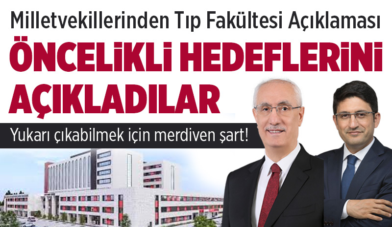 Bingöl Milletvekillerinden Tıp Fakültesi Açıklaması