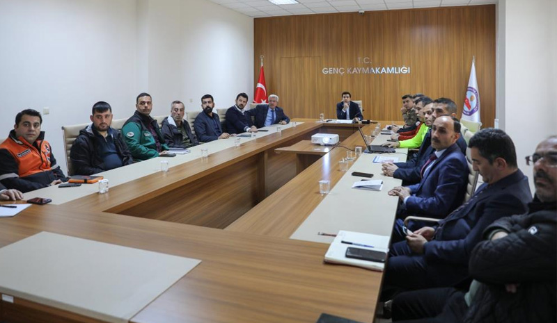 Genç`te kış tedbirleri ele alındı