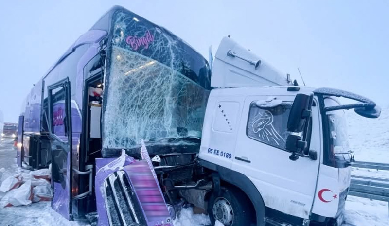 Bingöl Firmasına Ait Yolcu Otobüsü Kaza Yaptı: 9 Yaralı