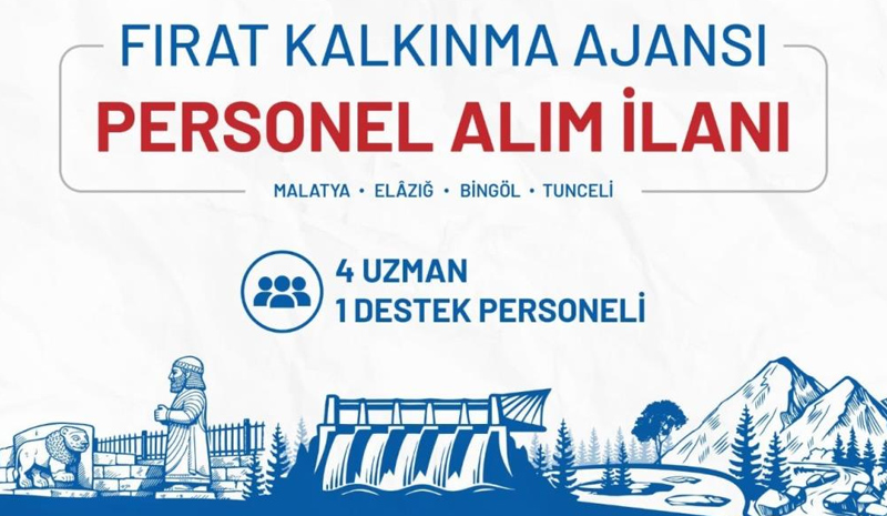 Fırat Kalkınma Ajansı personel alacak