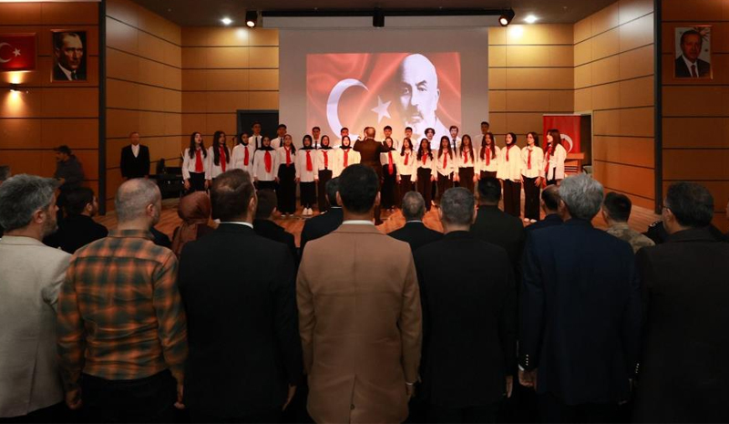 Bingöl`de İstiklal Marşı`nın kabulünün 105. yılı kutlandı