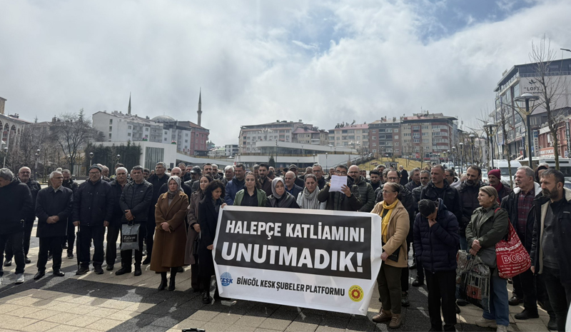 Bingöl`de Halepçe Katliamı İçin Anma