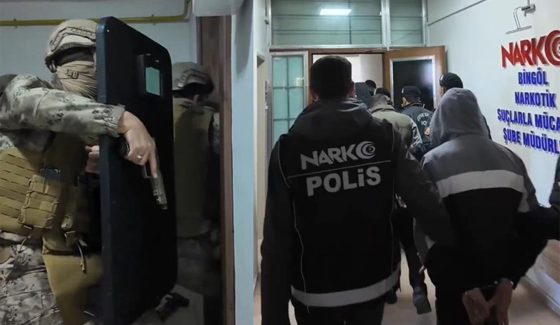 Bingöl`de Uyuşturucu Operasyonu: 6 Şüpheli Tutuklandı