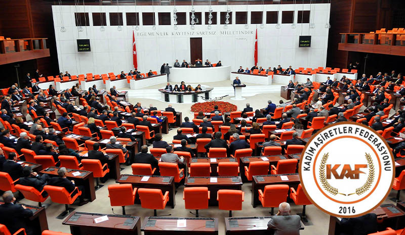 Kadim Aşiretler Federasyonu`ndan çerçeve yasasına destek açıklaması