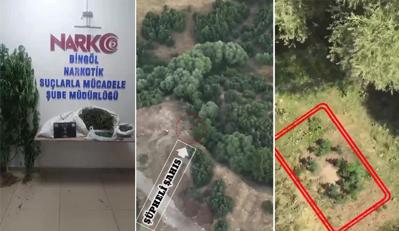 Uyuşturucuya havadan takip: 1 şüpheli tutuklandı