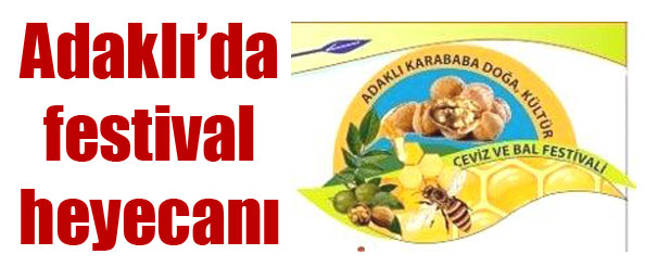 Adaklı`da festival heyecanı