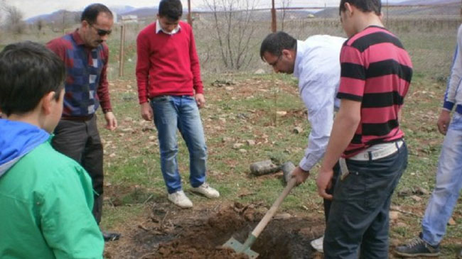 Ağacım olsun projesi toprakla buluştu