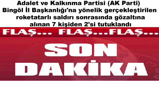 Ak parti saldırısında 2 tutuklama