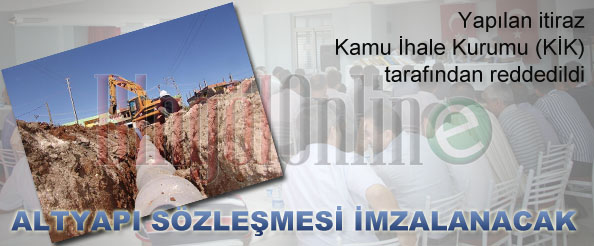 Altyapı sözleşmesi imzalanacak