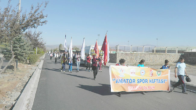 Amatör spor haftası`nın açılışı yapıldı