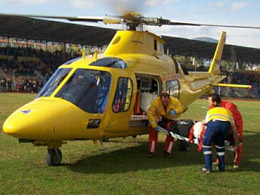 Ambulans helikopter 496 can kurtardı