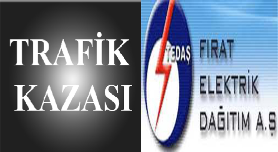 Arızaya giden fedaş aracı kaza yaptı :1 ölü, 1 yaralı