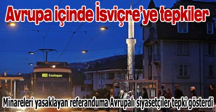 Avrupa içinde isviçre`ye tepki