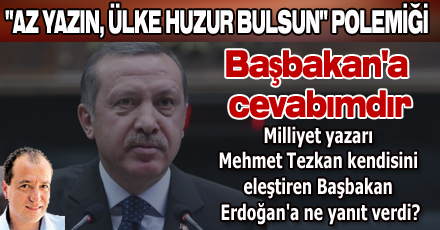 Başbakan`a cevabımdır